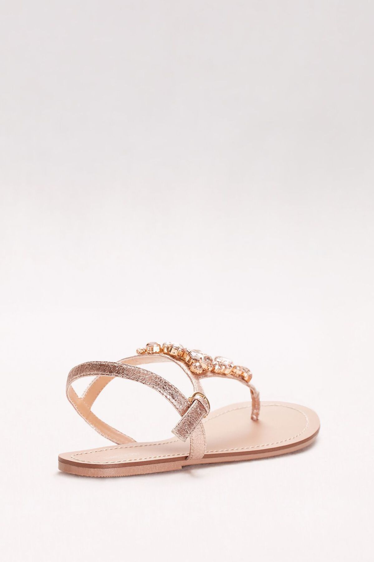 Sandalias con decoraci&oacute;n de pedrer&iacute;a, ROSA ORO, hi-res
