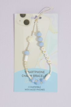 Pulsera decorada para celular