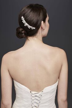 Peineta para novia con perlas y cristales
