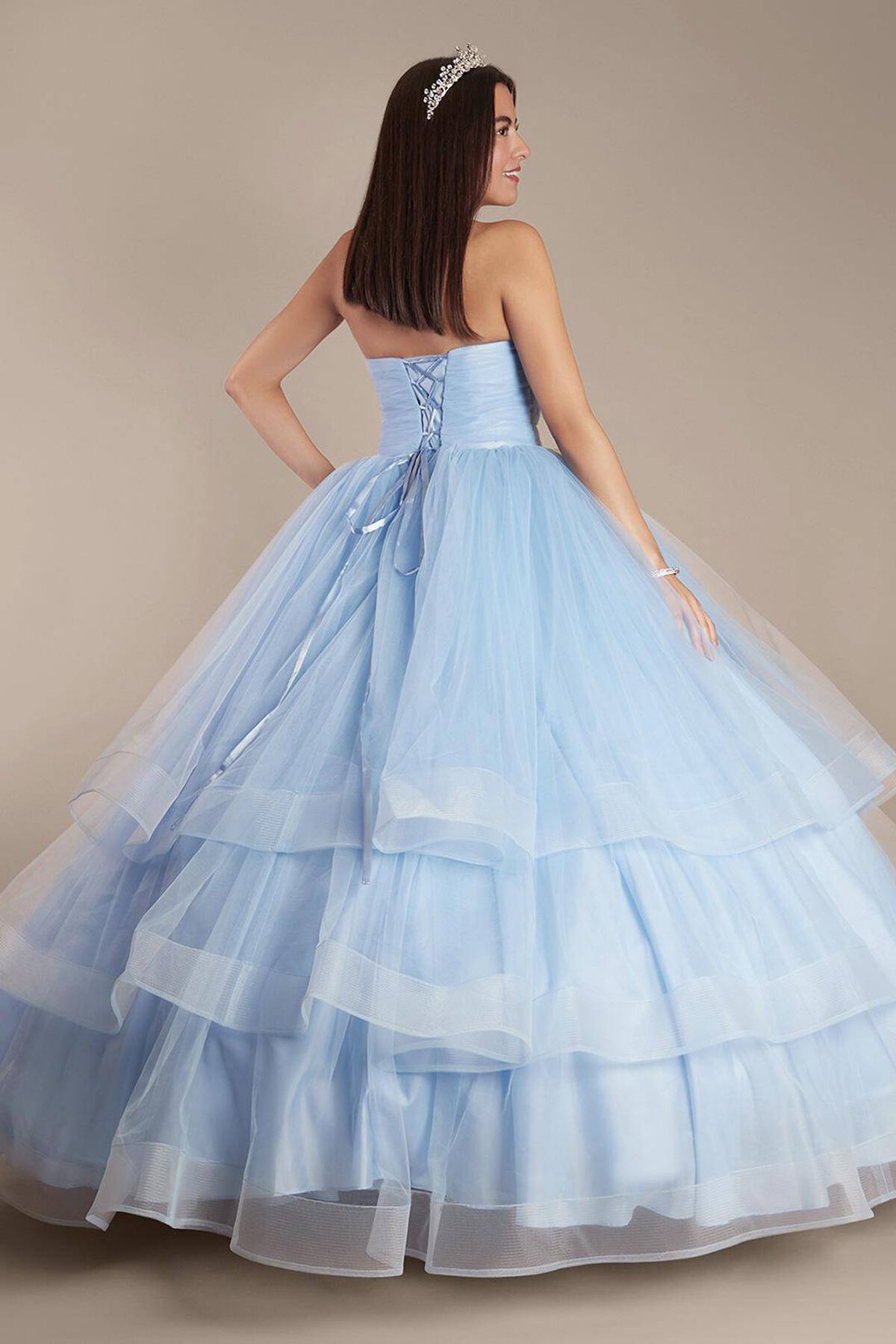 Vestido de quincea&ntilde;era arco&iacute;ris, AZUL CLARO, hi-res