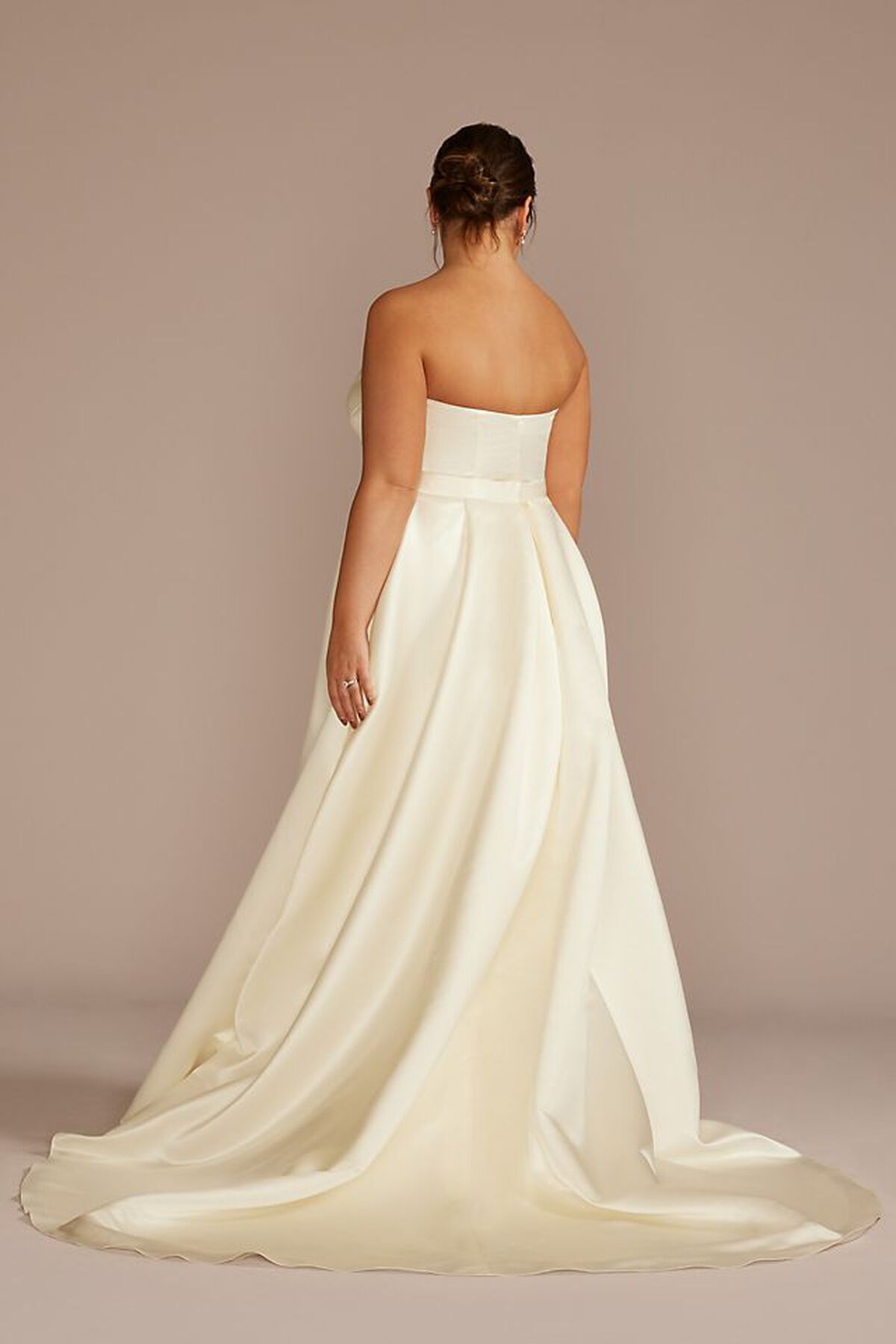 Vestido de novia princesa con falda desmontable, MARFIL, hi-res