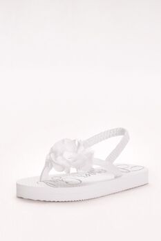 Sandalias de paje con flores