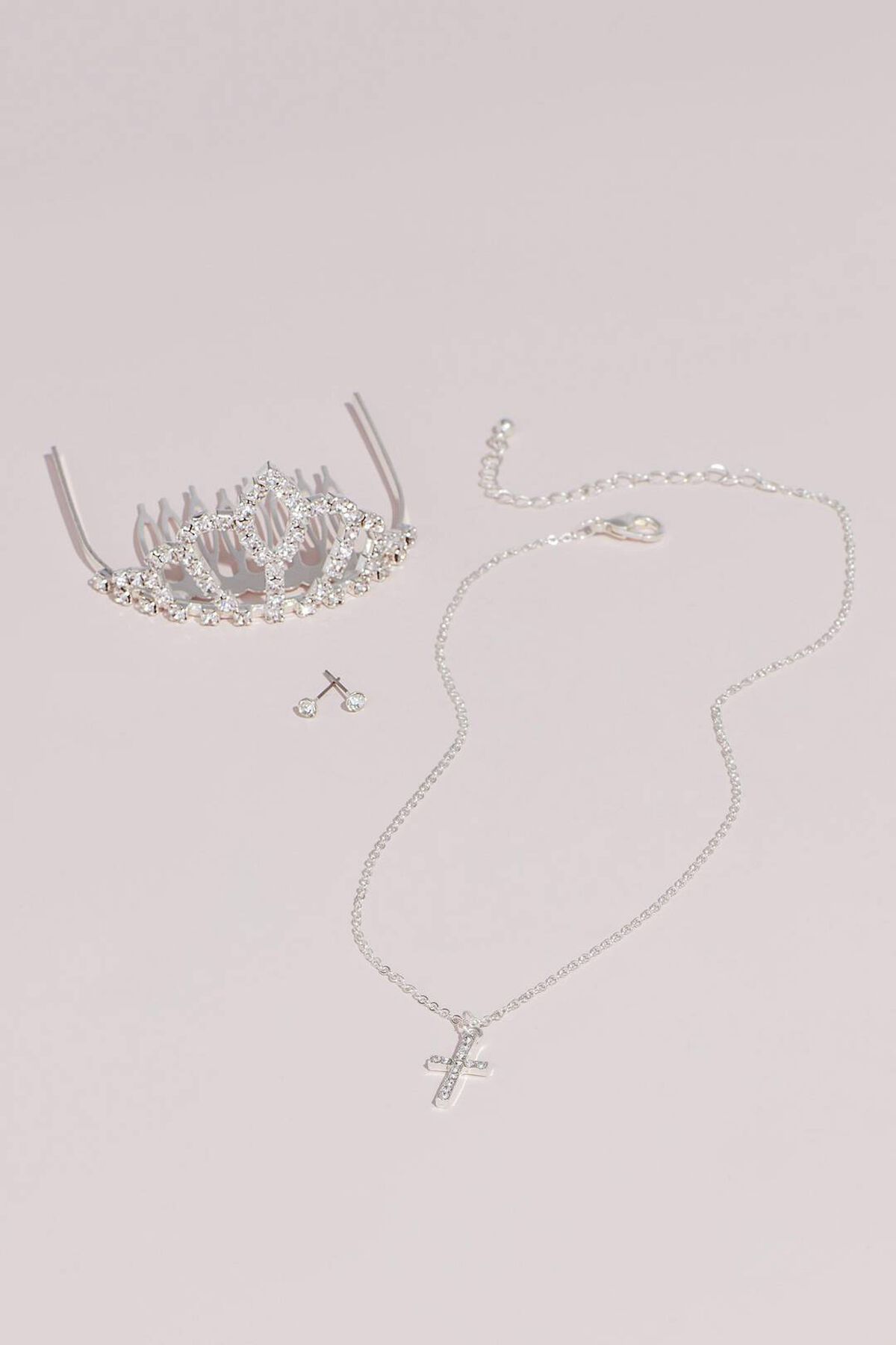 Set de joyer&iacute;a de 3 piezas para paje, PLATA, hi-res