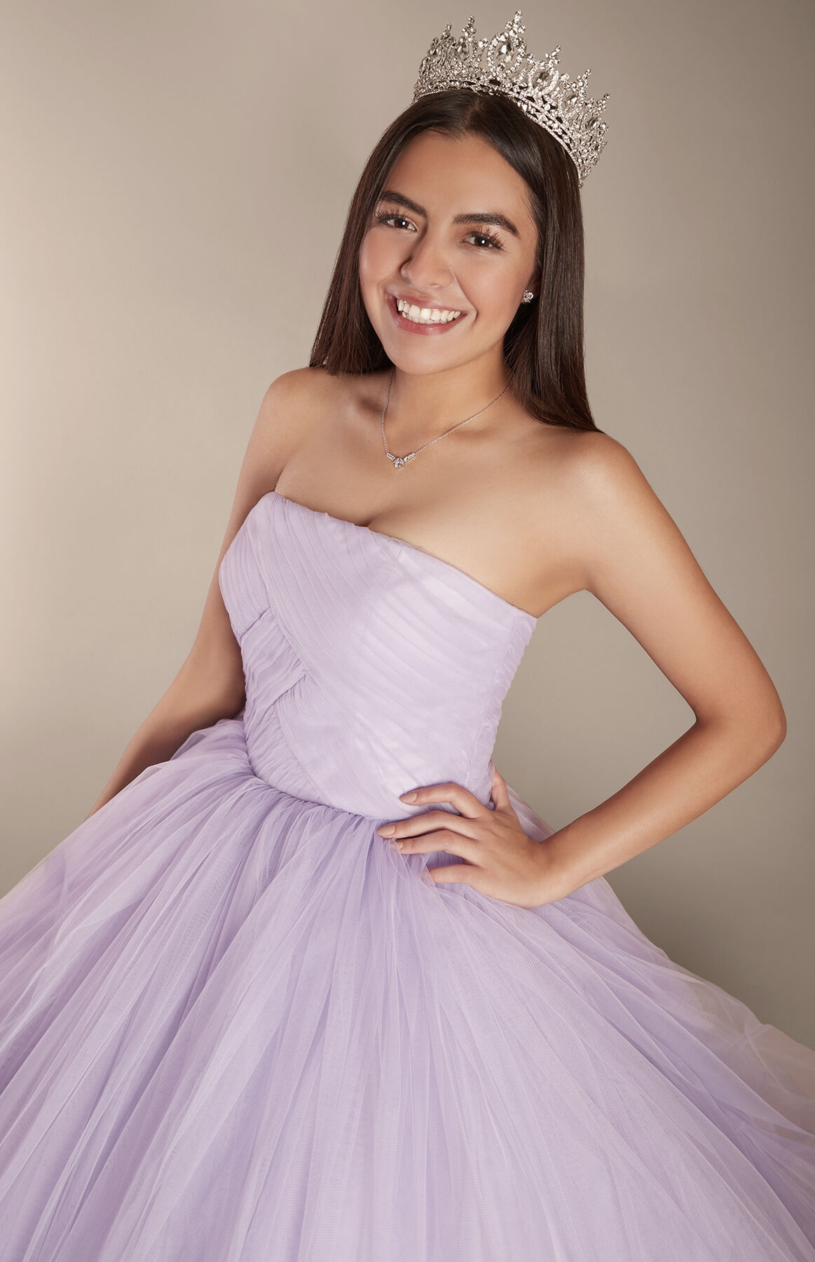 Vestido de quincea&ntilde;era arco&iacute;ris, LILA, hi-res