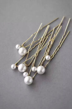 Set de 9 pasadores de perlas 8449620