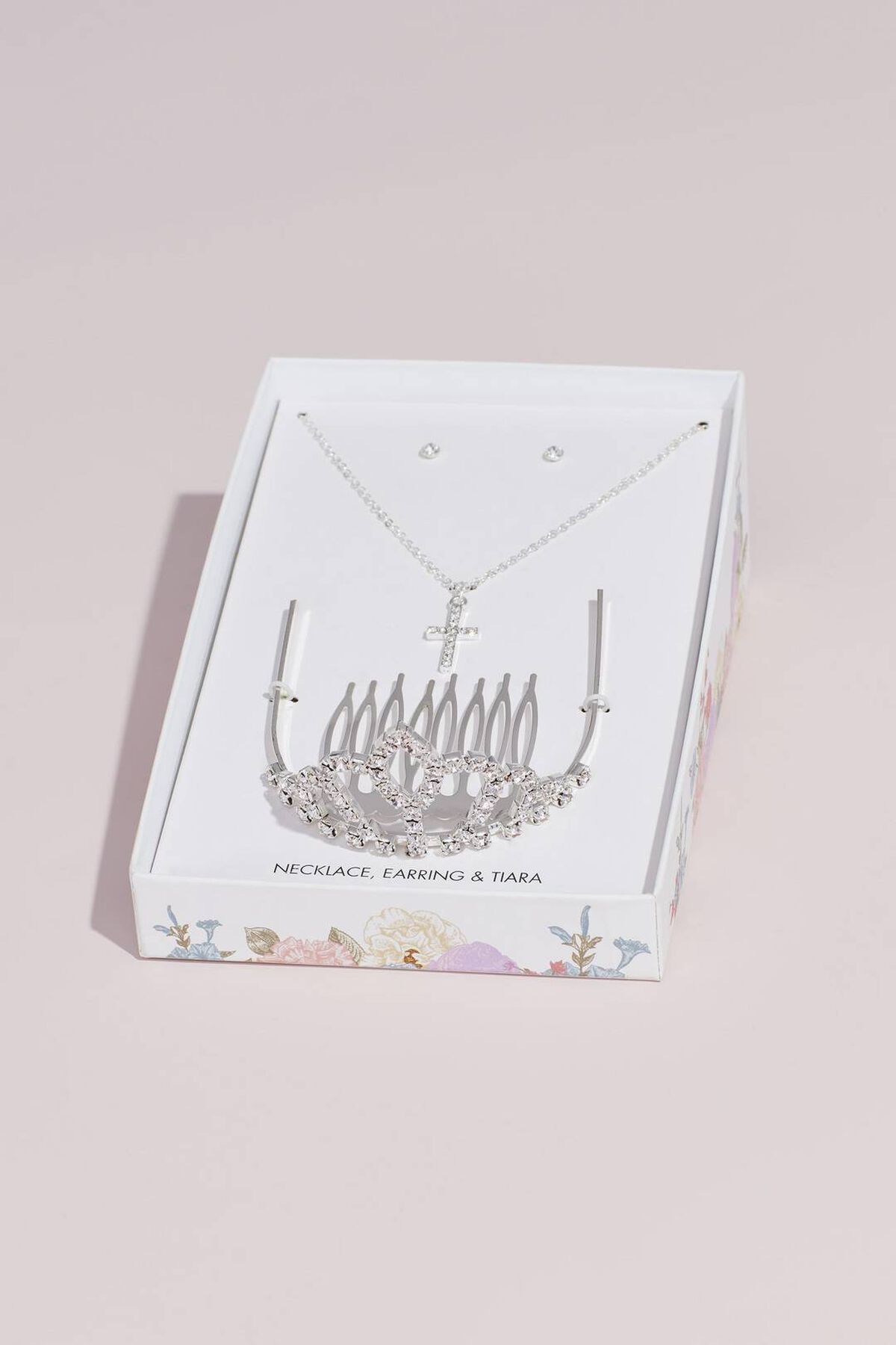 Set de joyer&iacute;a de 3 piezas para paje, PLATA, hi-res