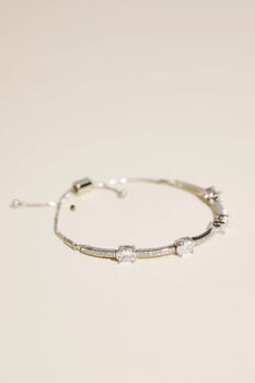 Pulsera cristales ovalados