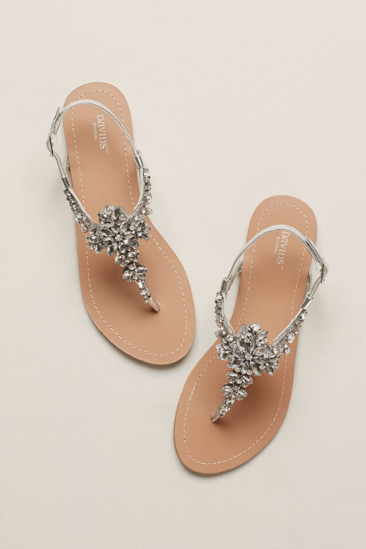 Sandalias con pedrer&iacute;a, PLATA MET&Aacute;LICO, hi-res