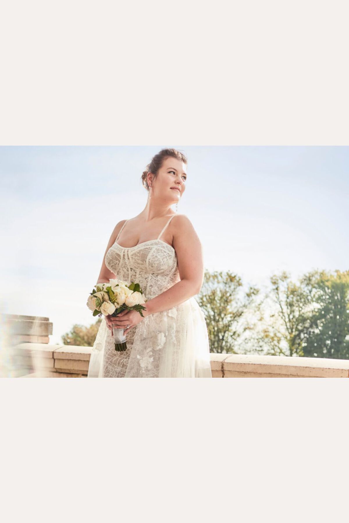 Vestido de novia sirena con falda desmontable, MARFIL BIZCOCHO, hi-res