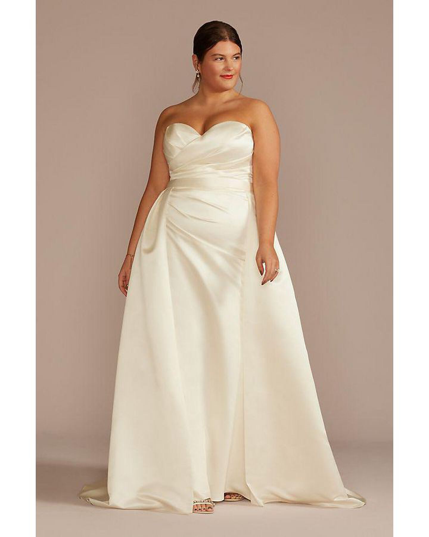 Vestido de novia princesa con falda desmontable, MARFIL, hi-res