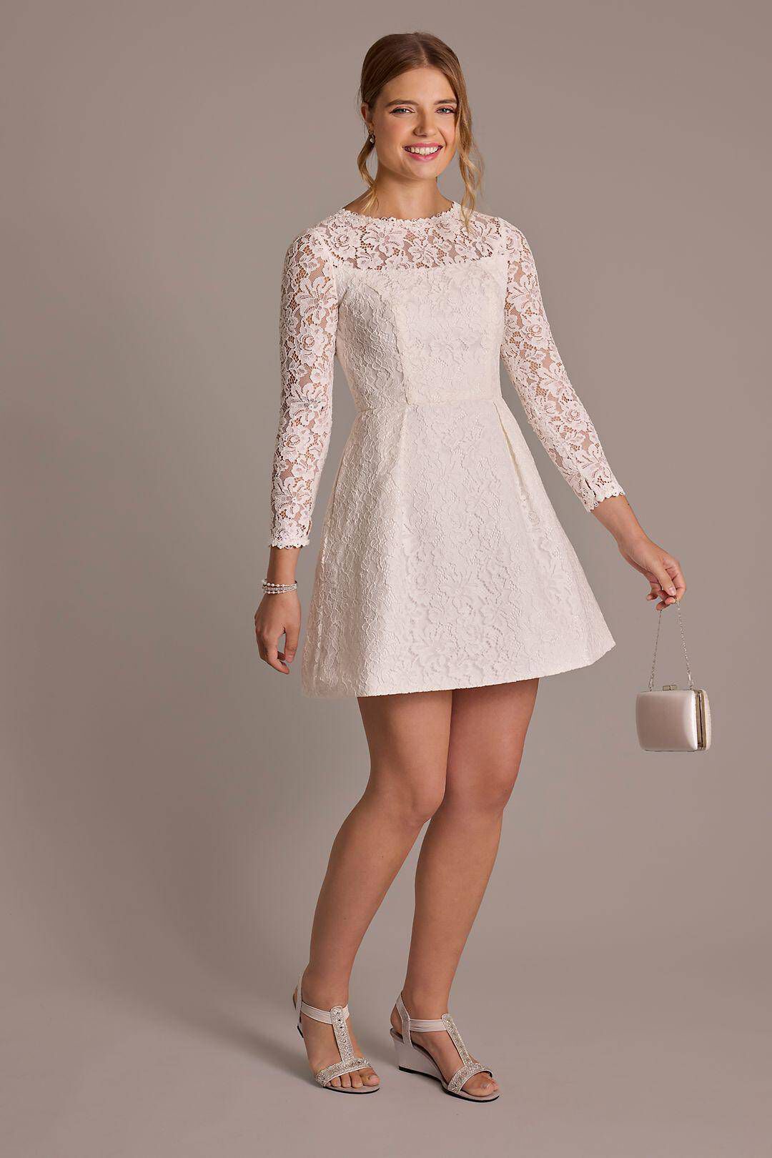 Little White Dress vestidos de novia civil David s Bridal