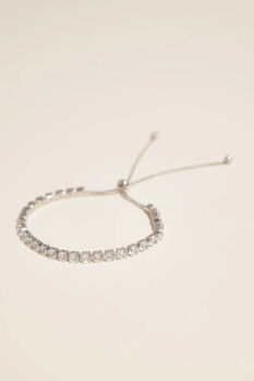 Pulsera con cristales redondos