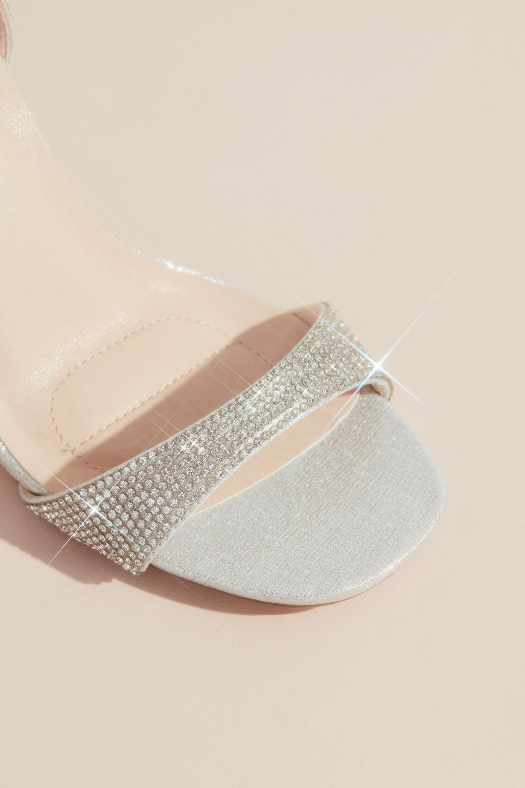 Tacones cuadrados con pedrería, PLATA, hi-res