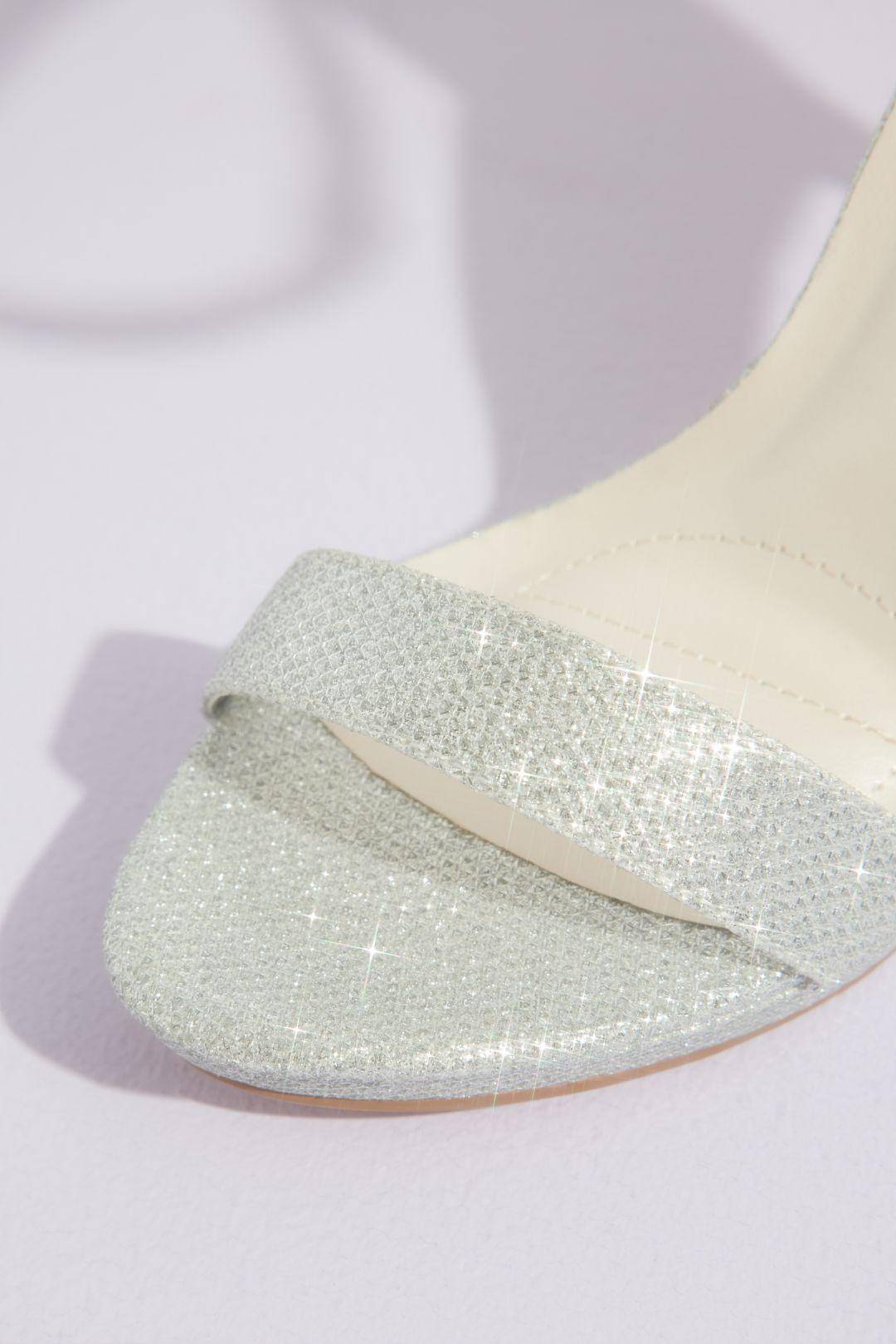 Tacones de aguja con con correa en el tobillo, PLATA, hi-res
