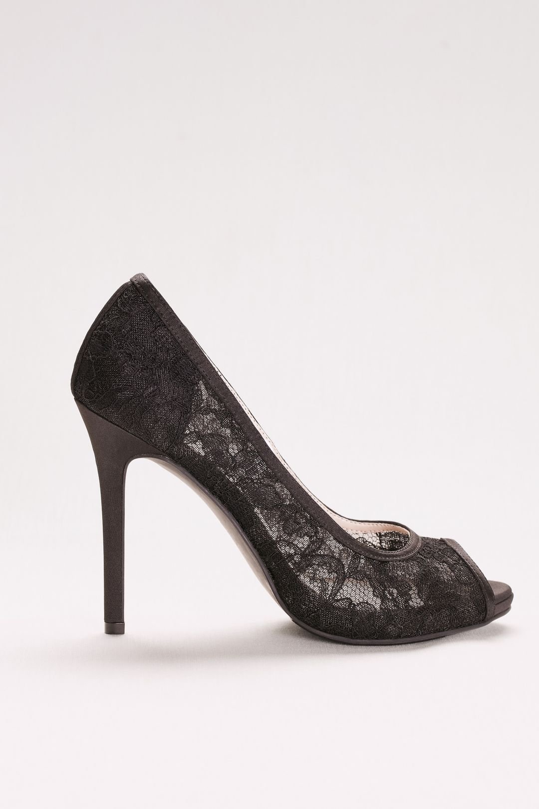 Tacones de encaje, NEGRO, hi-res