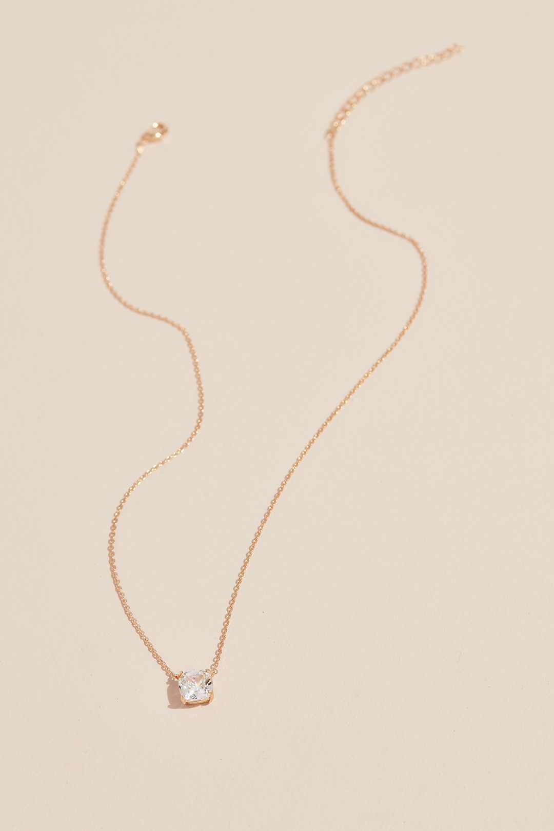 Collar con cristal cuadrado, ORO, hi-res