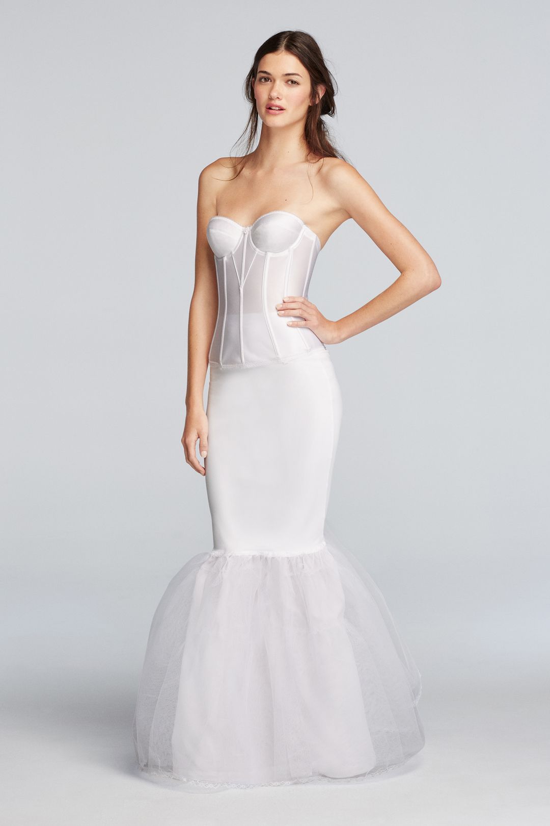 Crinolina para vestido sirena, BLANCO, hi-res