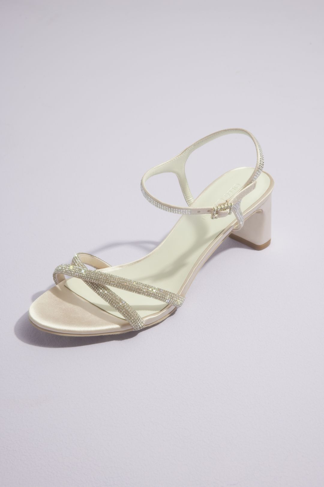 Tacones con cristales en las correas, IVY CHAMPAGNE, hi-res