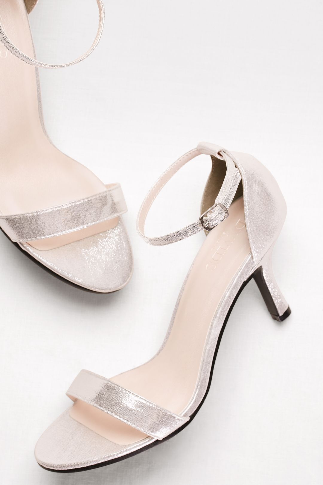 Tacones con cinta en el tobillo, PLATA METÁLICO, hi-res