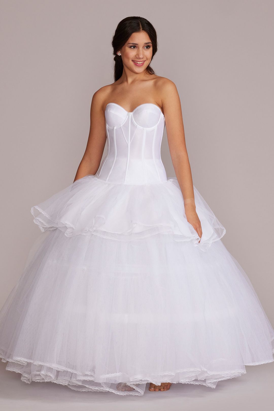 Crinolina para vestido corto, BLANCO, hi-res