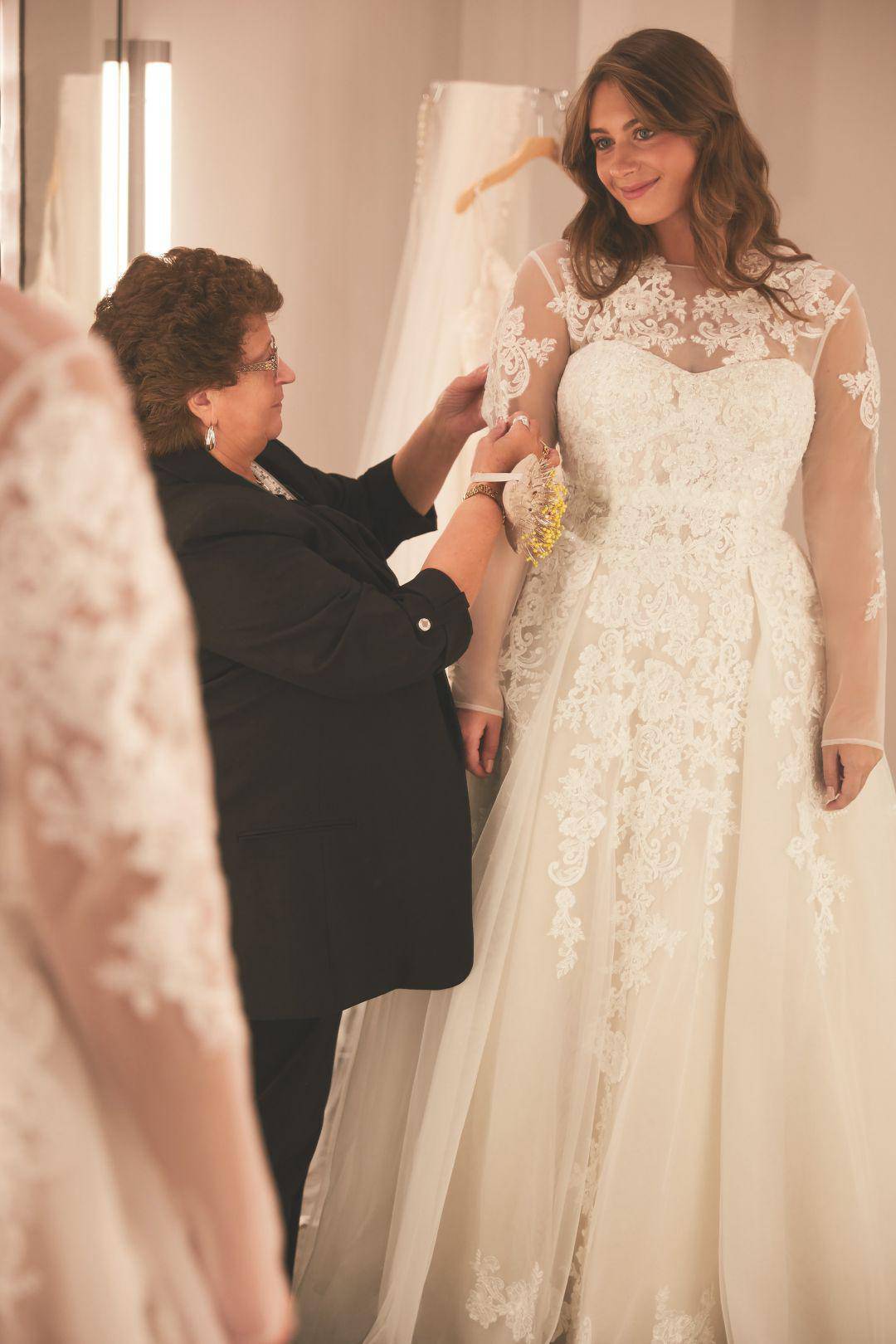 Vestido de novia princesa strapless con varillas en corset, MARFIL CH, hi-res