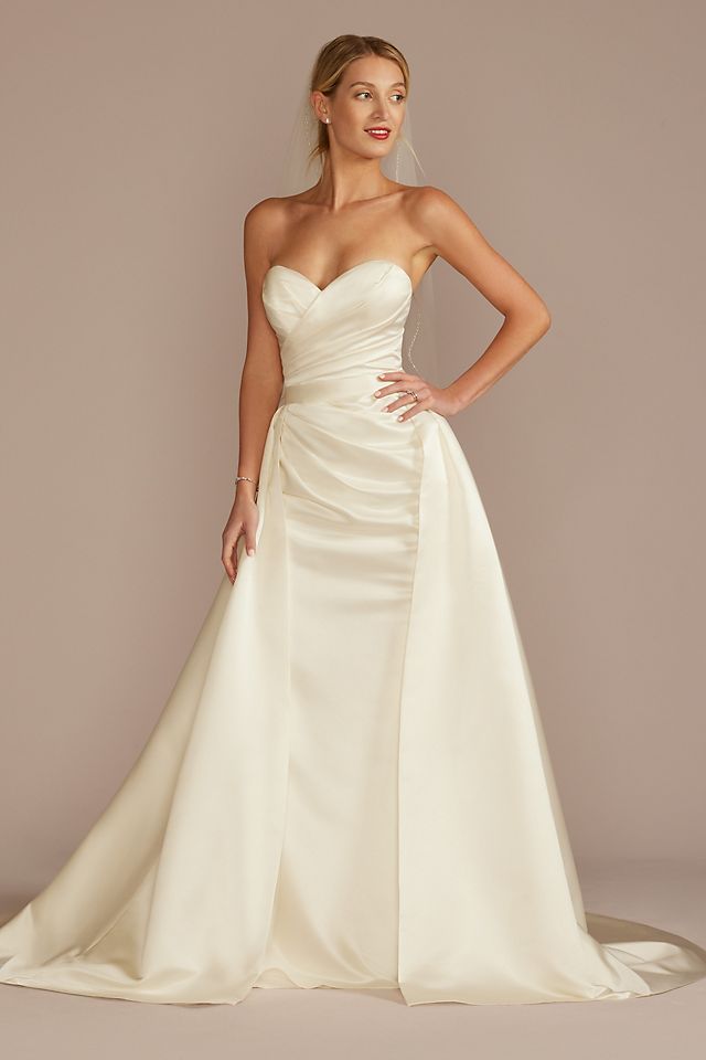 Vestido de novia princesa con falda desmontable, MARFIL, hi-res