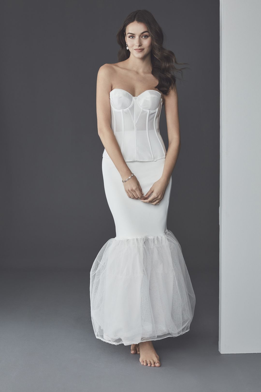 Crinolina para vestido sirena, BLANCO, hi-res