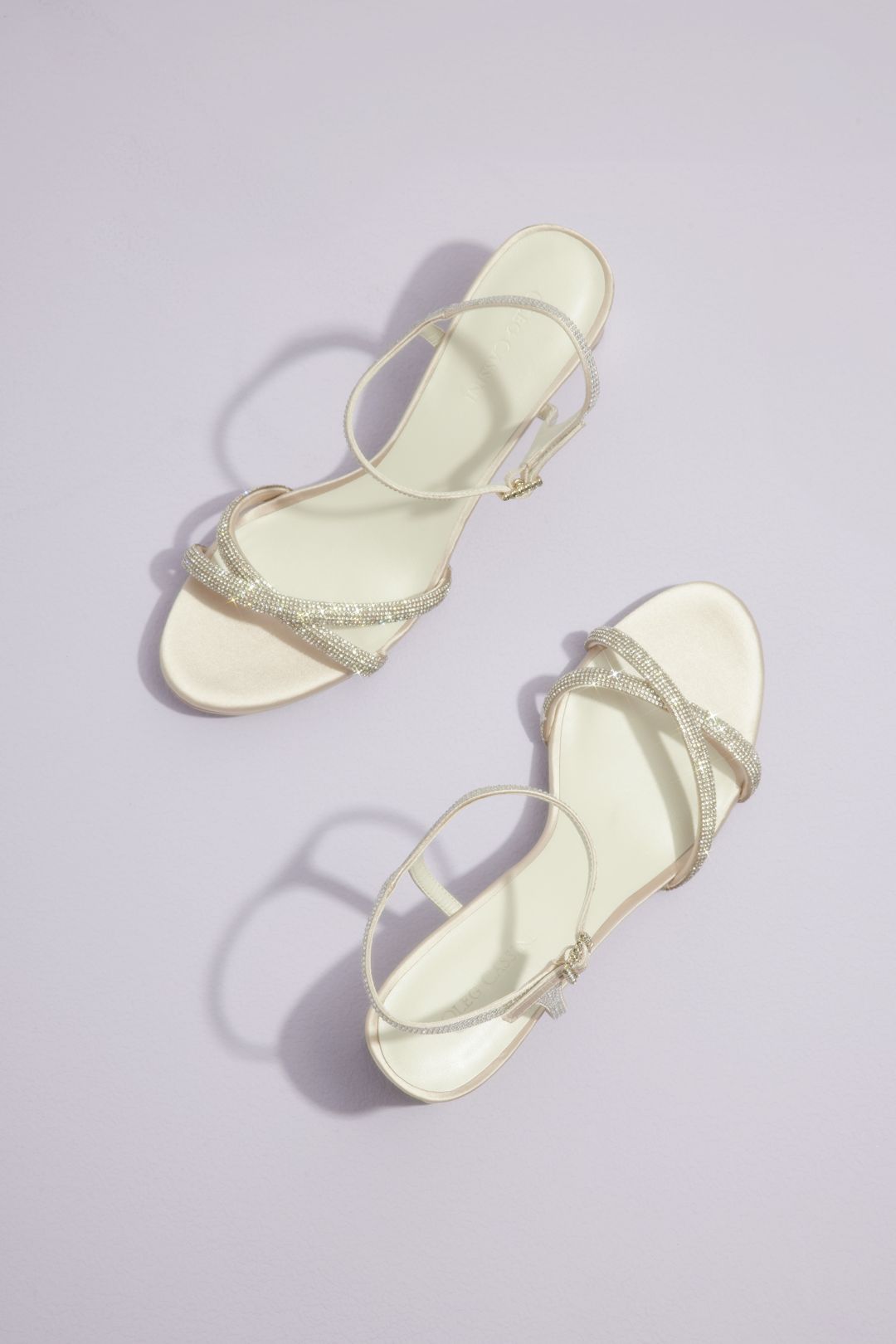 Tacones con cristales en las correas, IVY CHAMPAGNE, hi-res