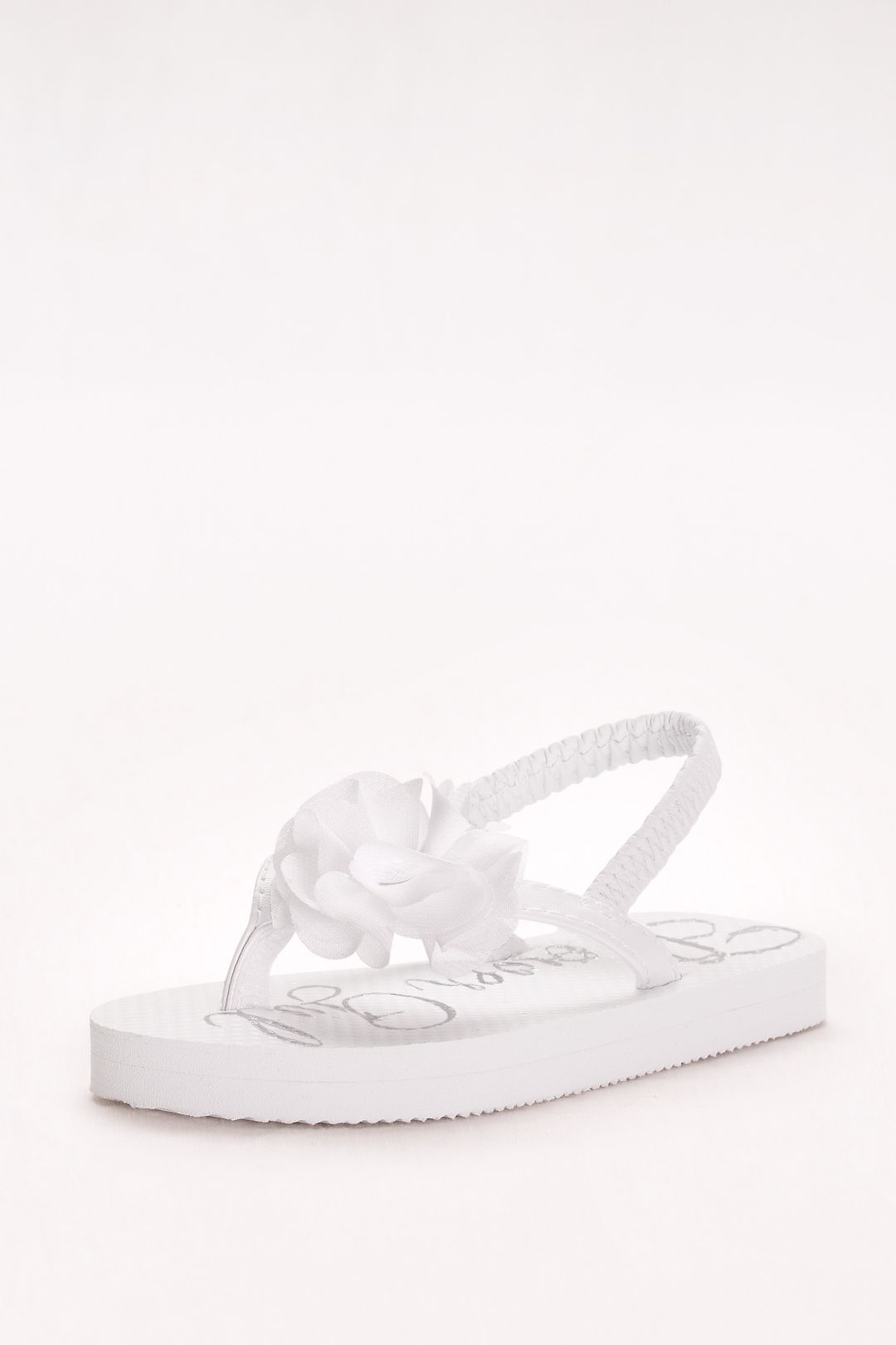 Sandalias de paje con flores, BLANCO, hi-res