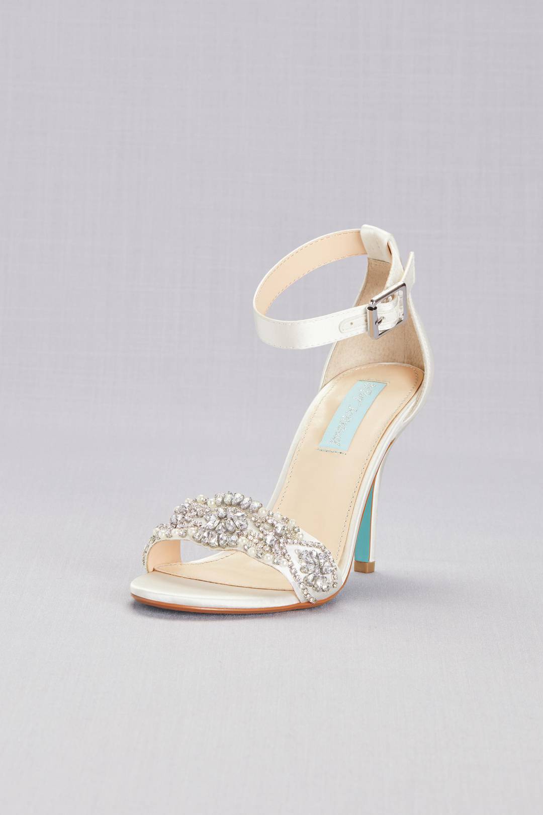 Zapatilla de novia con adornos de pedrería, IVY CHAMPAGNE, hi-res