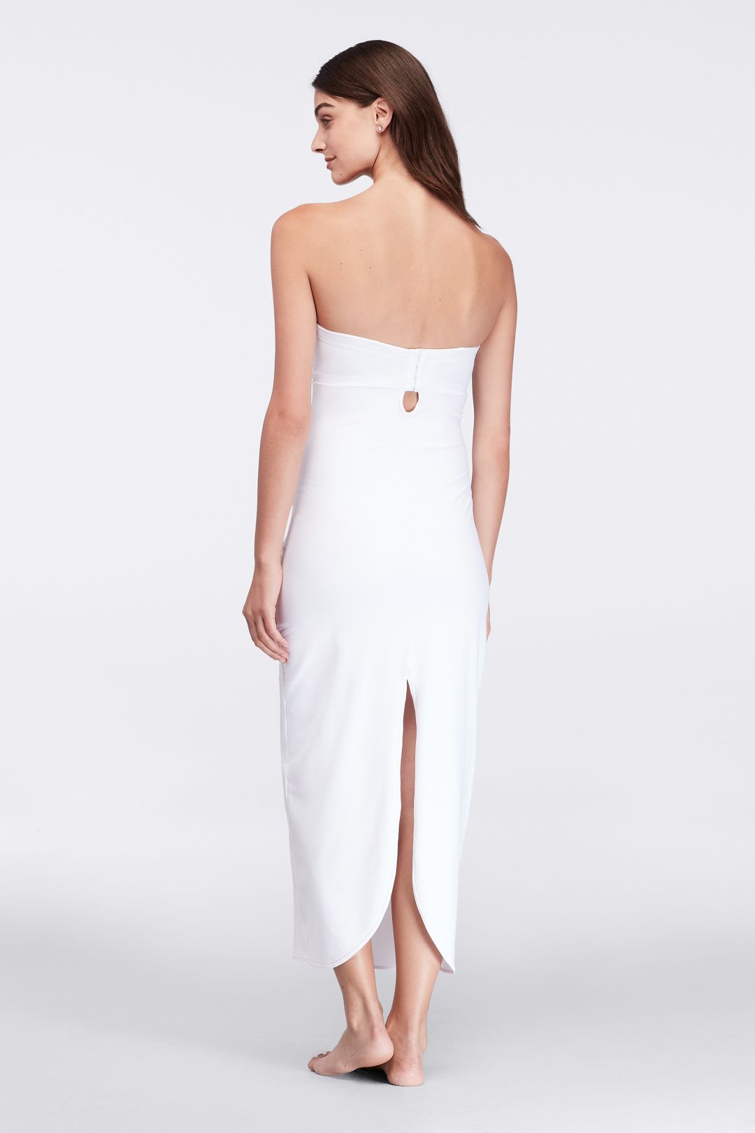 Fondo strapless para vestido largo, BLANCO, hi-res