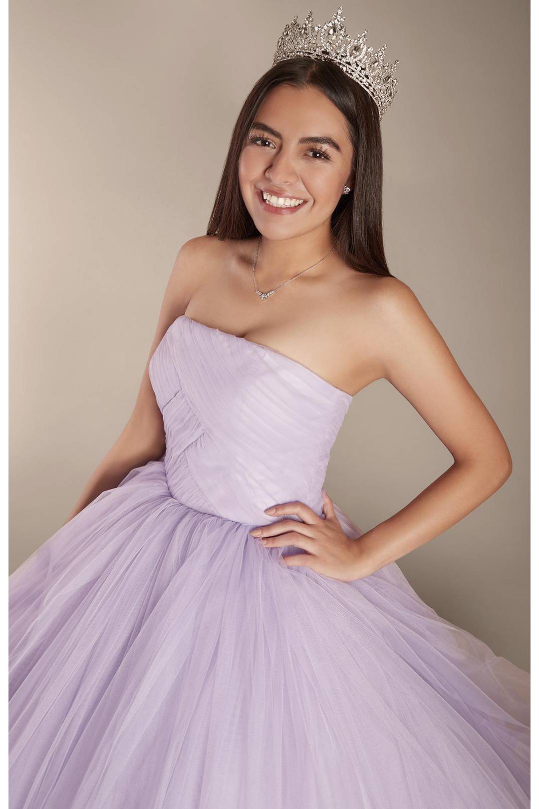 Vestido de quinceañera arcoíris, LILA, hi-res
