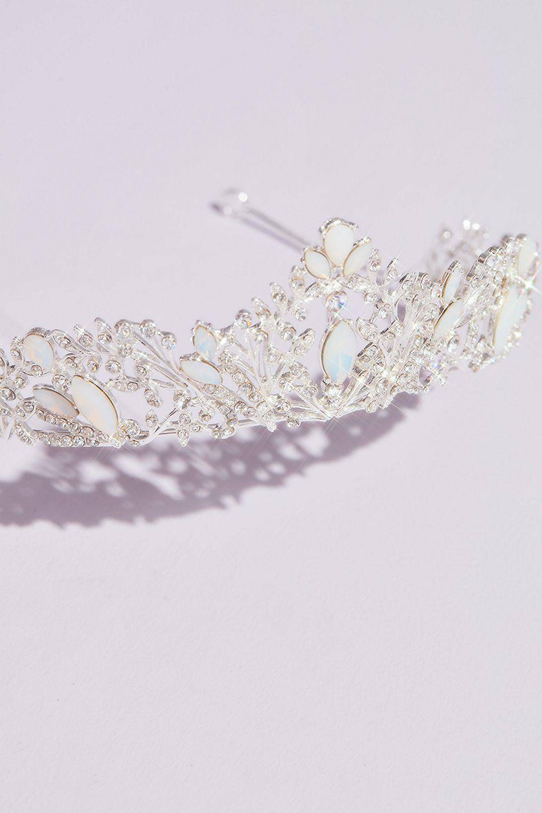 Tiara filigrana con cristales y ópalo, ARENA, hi-res
