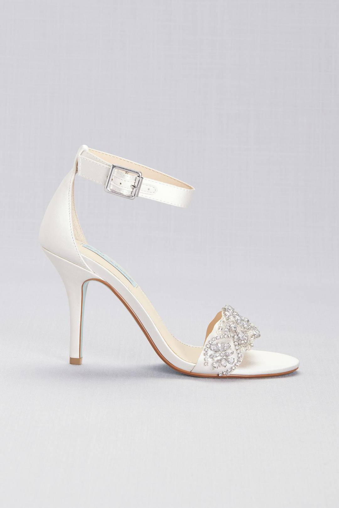 Zapatilla de novia con adornos de pedrería, IVY CHAMPAGNE, hi-res