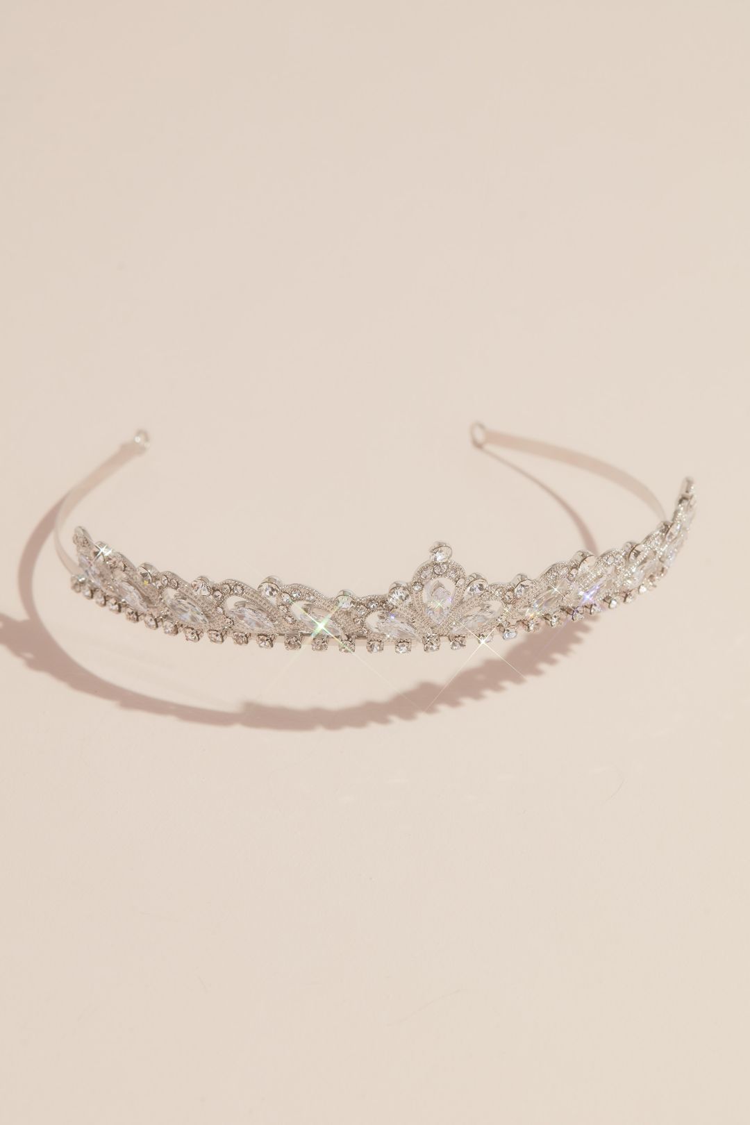 Tiara con incrustaciones de cristales, PLATA, hi-res