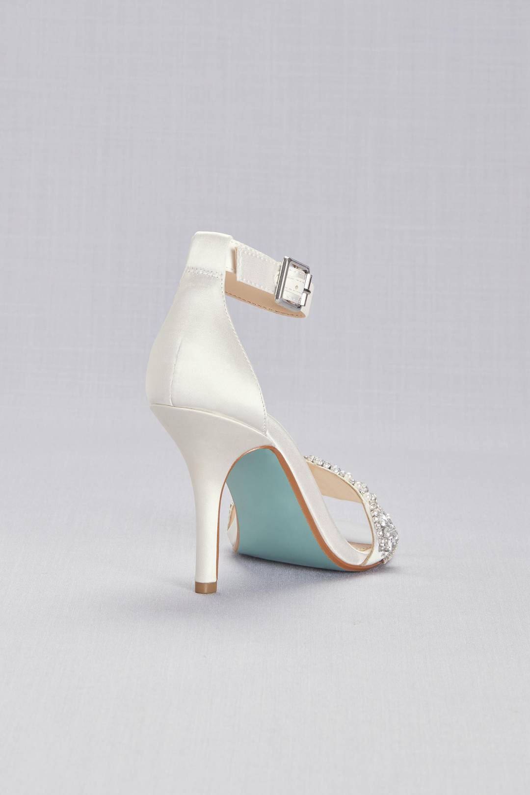 Zapatilla de novia con adornos de pedrería, IVY CHAMPAGNE, hi-res
