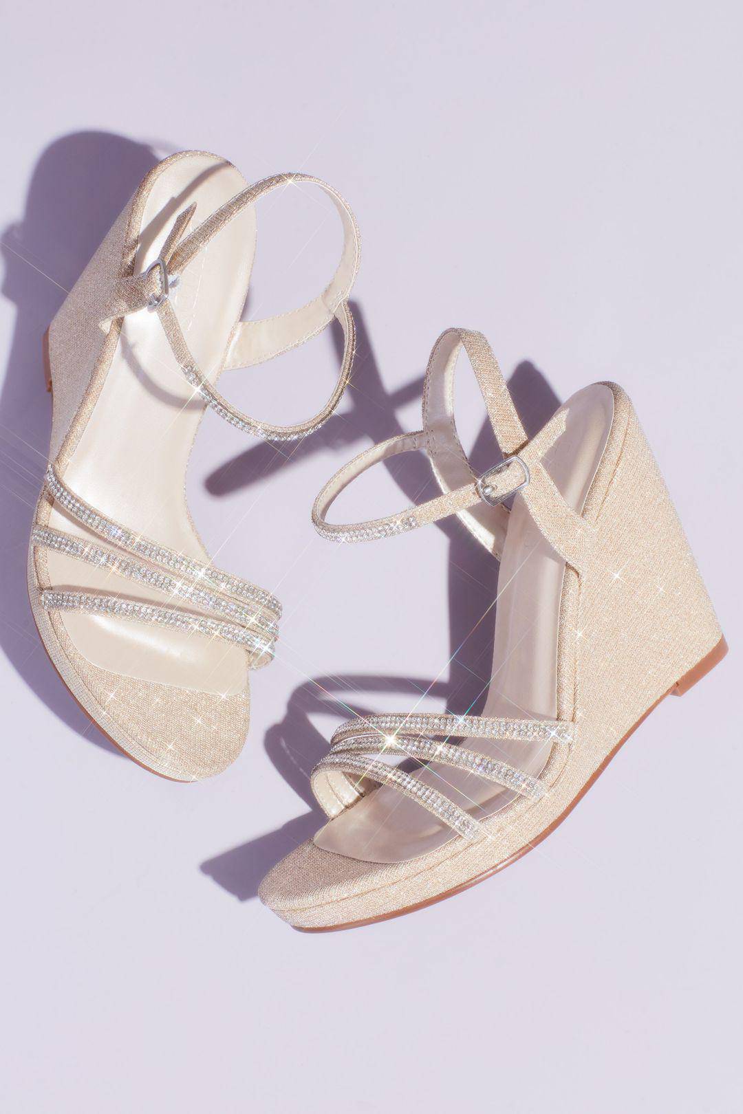 Tacones de plataforma y pedrería, IVY CHAMPAGNE, hi-res