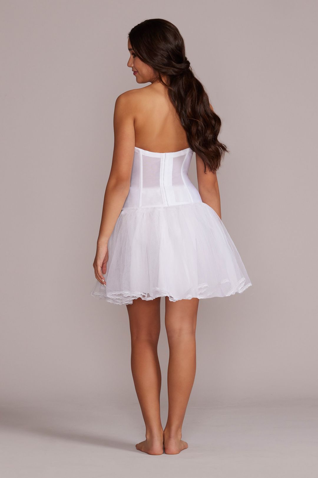 Crinolina para vestido corto, BLANCO, hi-res