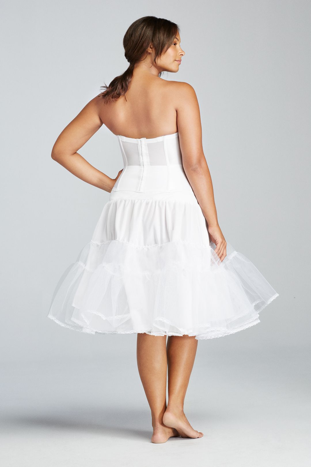 Crinolina para vestido midi, BLANCO, hi-res
