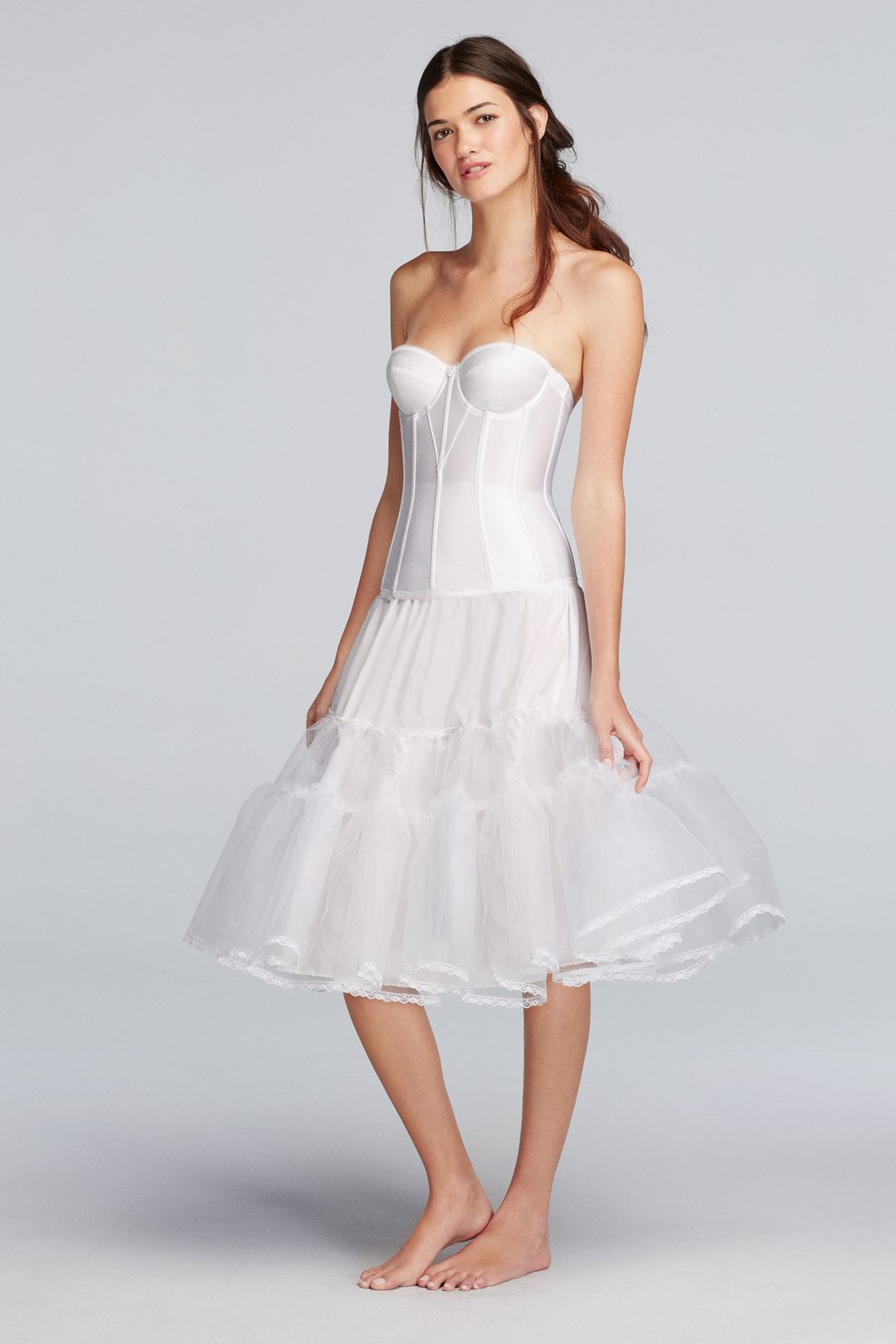 Crinolina para vestido midi, BLANCO, hi-res