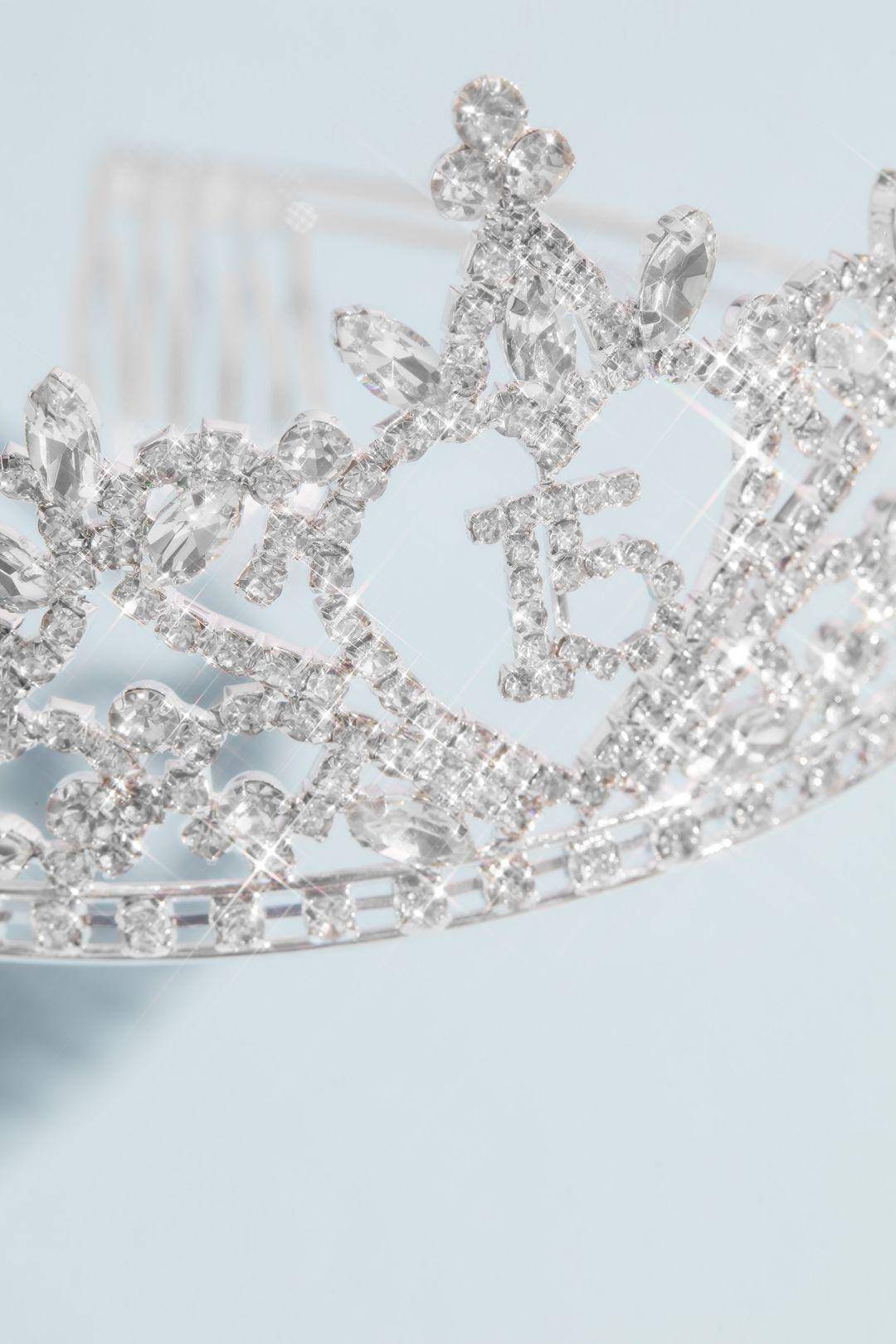 Tiara de quinceañera con cristales, PLATA, hi-res