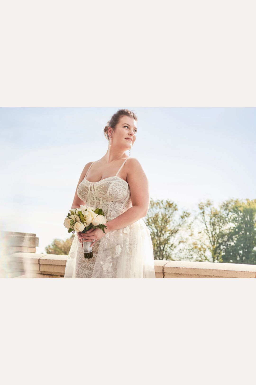 Vestido de novia sirena con falda desmontable, MARFIL BIZCOCHO, hi-res