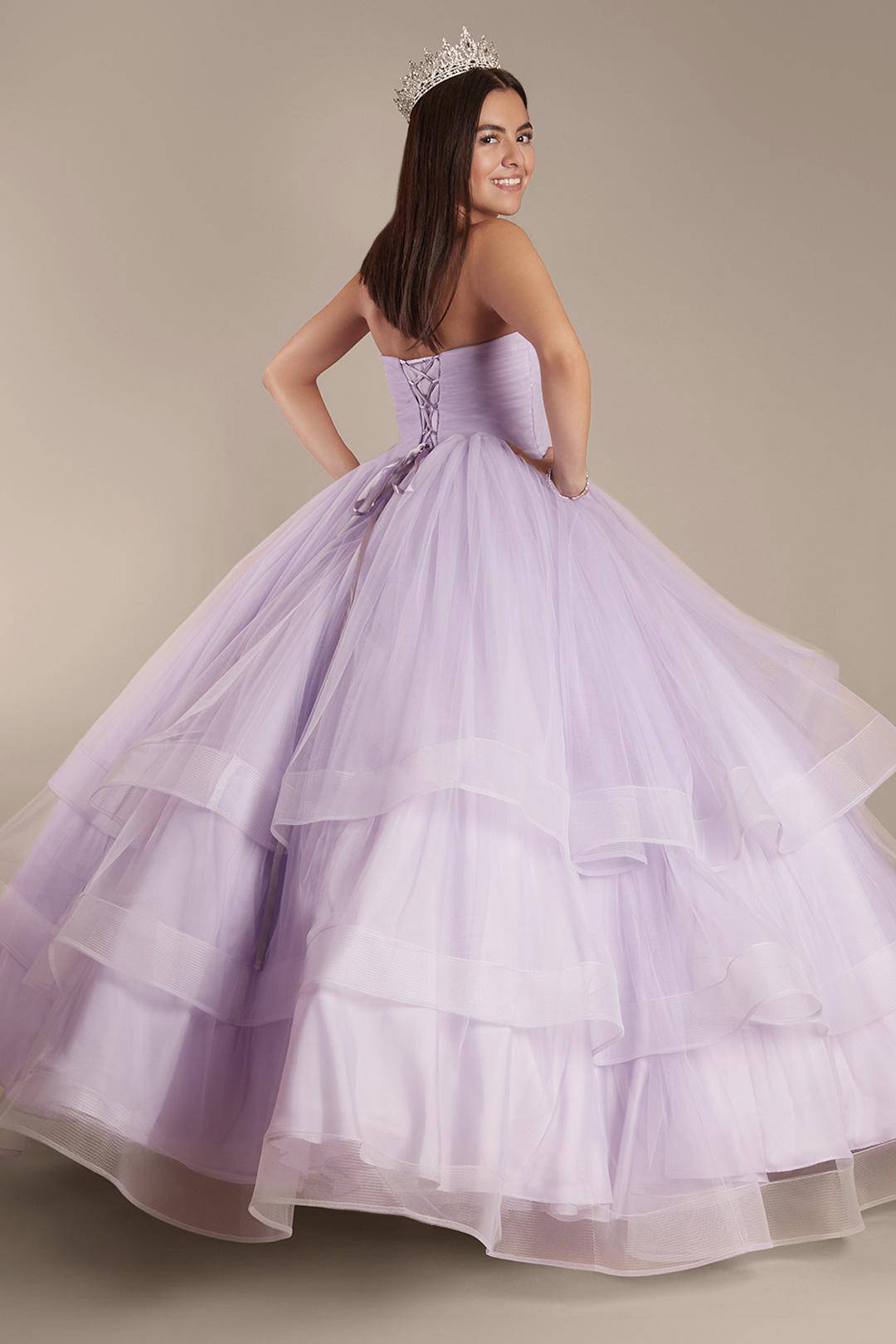 Vestido de quinceañera arcoíris, LILA, hi-res
