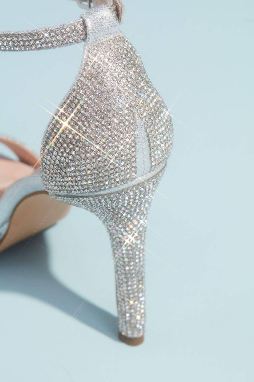 Tacones con correa en el tobillo, PLATA, hi-res