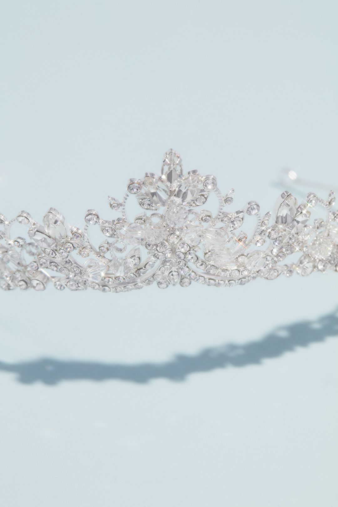 Tiara con cristales y ópalos, PLATA, hi-res