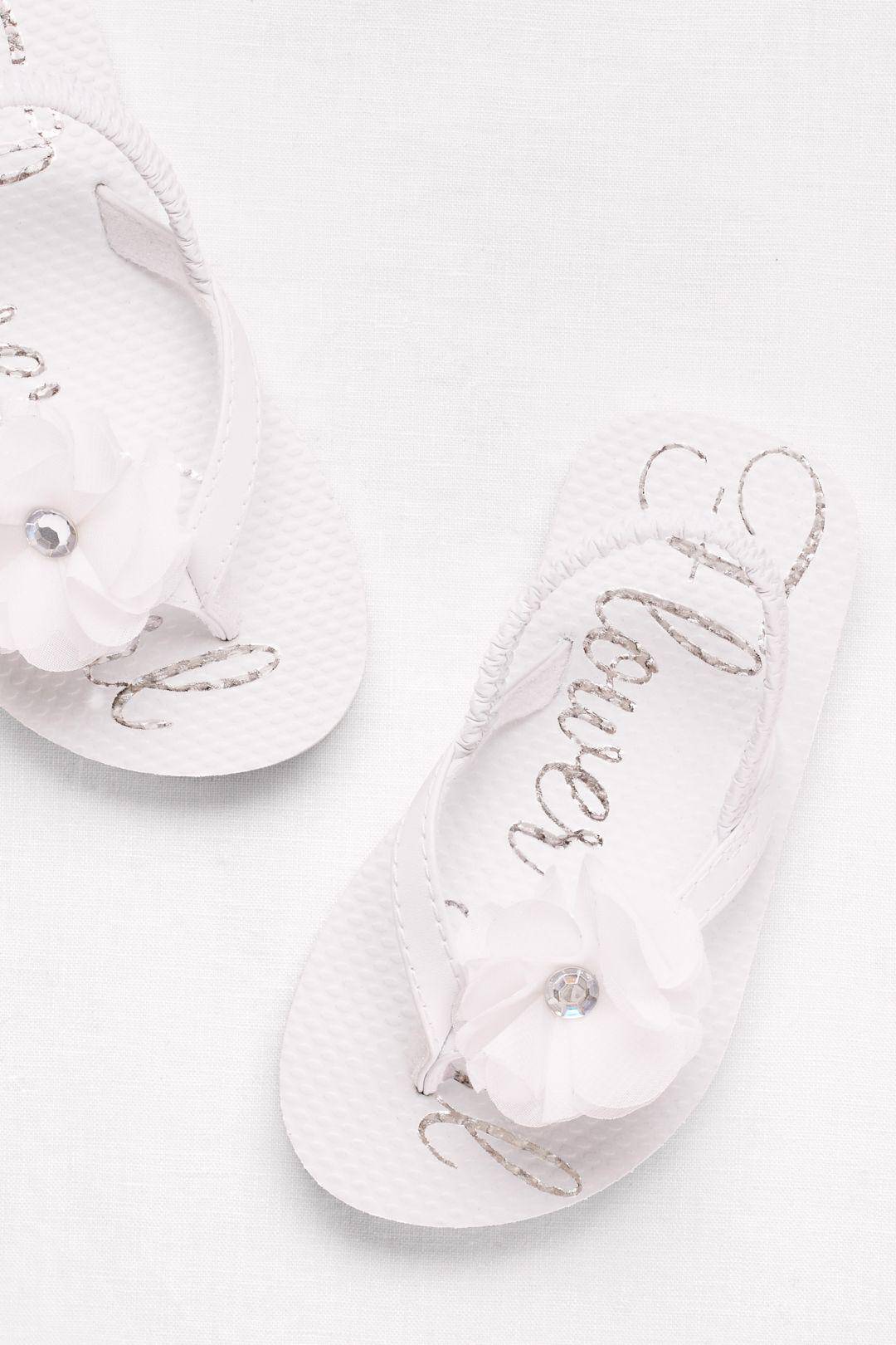 Sandalias de paje con flores, BLANCO, hi-res
