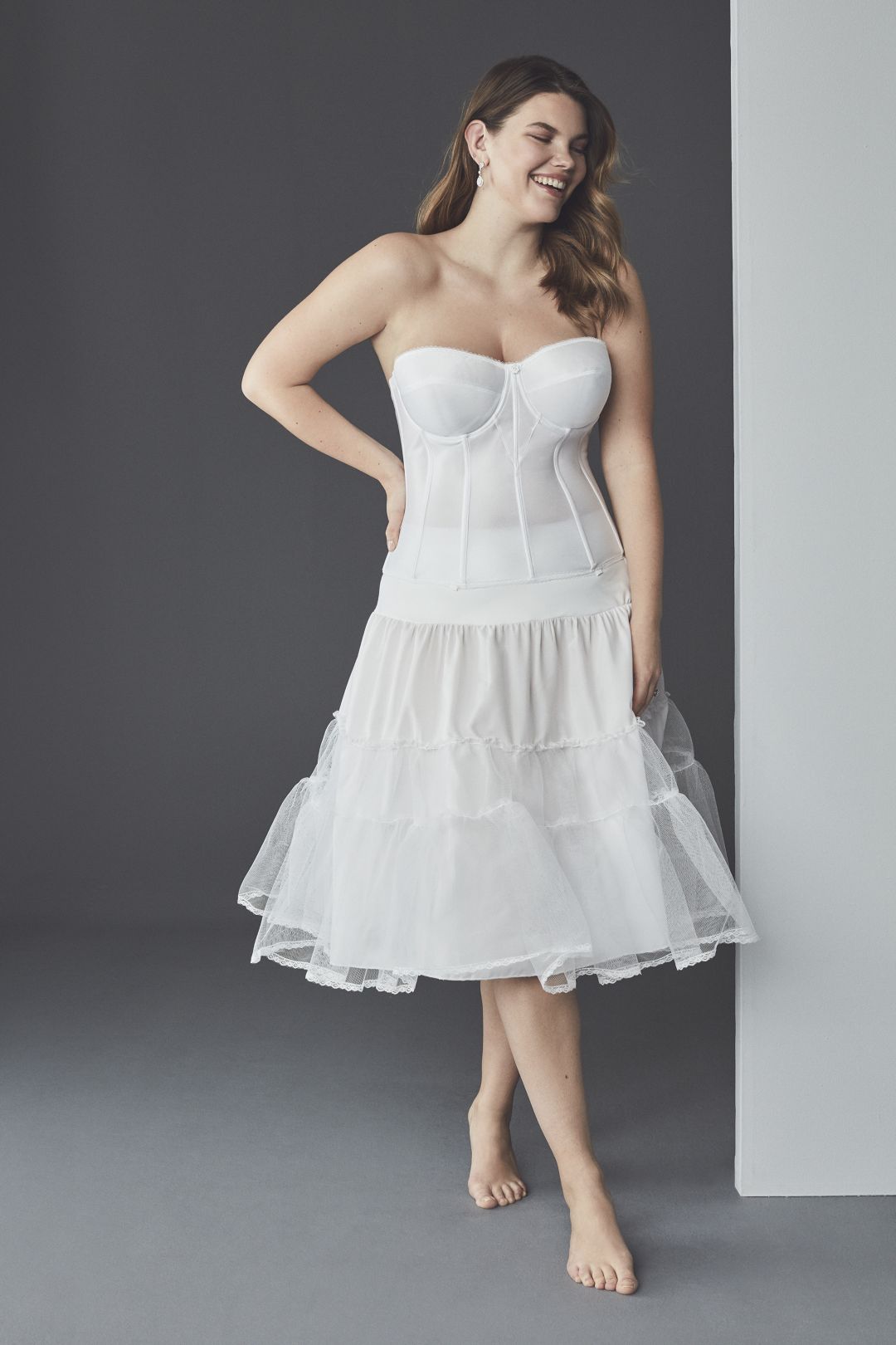 Crinolina para vestido midi, BLANCO, hi-res