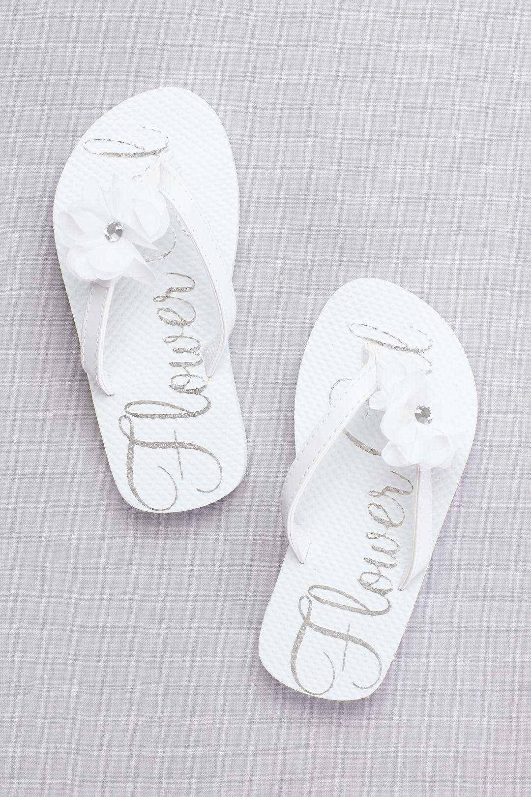 Sandalias de paje con flores, BLANCO, hi-res